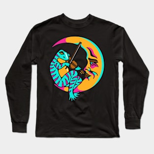 Frog and moon Long Sleeve T-Shirt